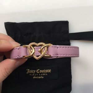 Juicy Couture Pave Heart Rhinestone Bracelet